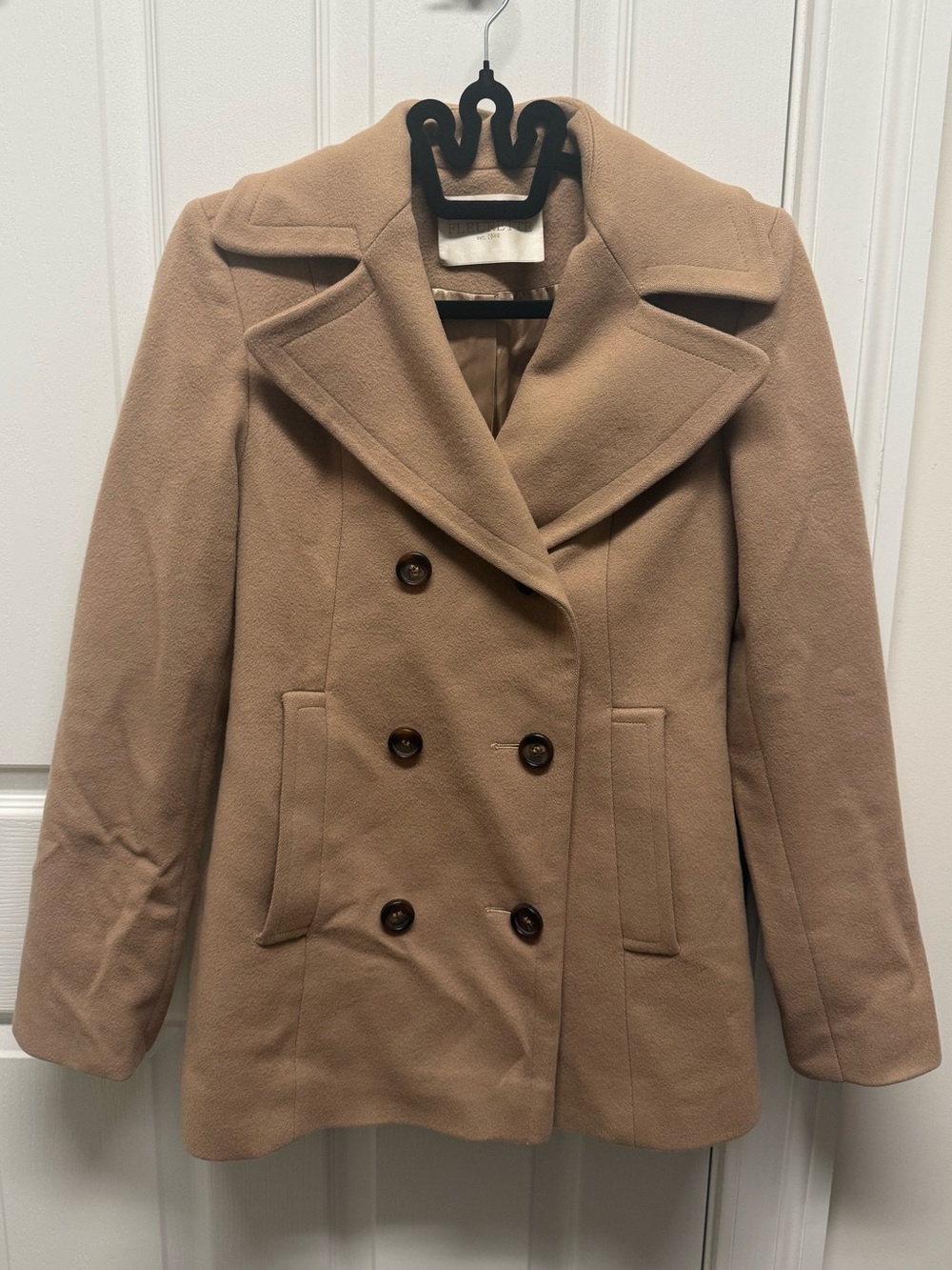Fleurette 100% Loro Piana Italian Wool Pea Coat
